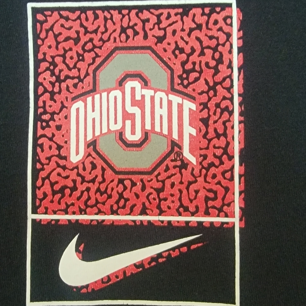 Nike Ohio State Buckeyes Black Long Sleeve Men's Tee Size Small (Loose Fit) - Picture 4 of 9